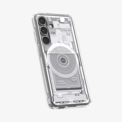 Futrola MagSafe za Samsung Galaxy S25 S931, Spigen, Ultra Hybrid Zero One, Bijela ACS09004