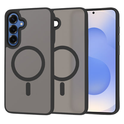 Futrola MagSafe za Samsung Galaxy S25 S931, Techsuit, HaloFrost, Crna