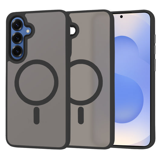 Futrola MagSafe za Samsung Galaxy S25 S931, Techsuit, HaloFrost, Crna