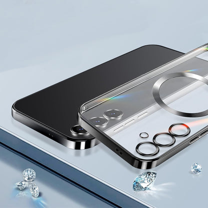 MagSafe futrola za Samsung Galaxy S25 S931, Techsuit, Luxury Crystal, Tamno Plava