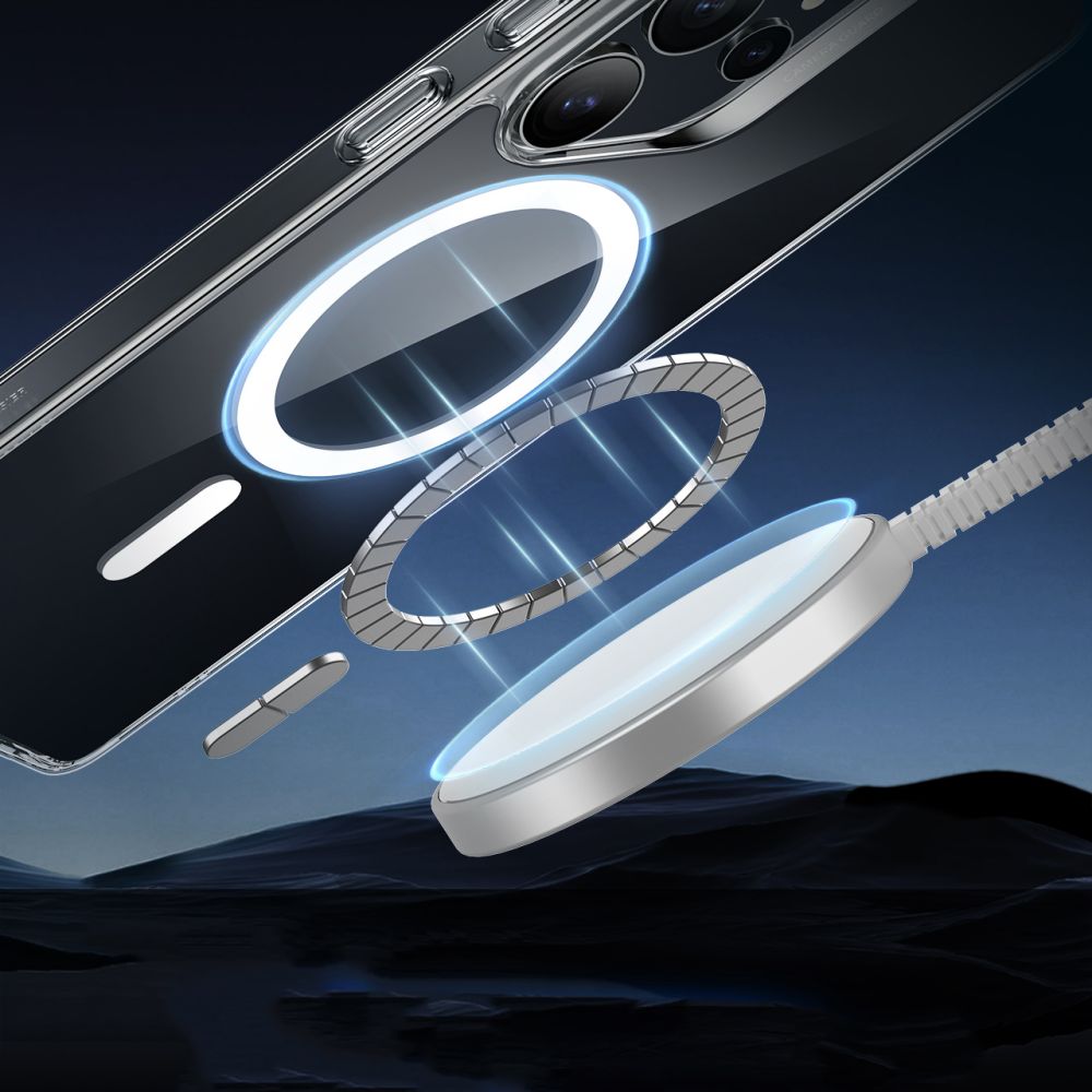 Futrola MagSafe za Samsung Galaxy S25 Ultra S938, ESR, Classic Hybrid, Prozirna