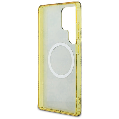 Futrola MagSafe za Samsung Galaxy S25 Ultra S938, Guess, IML Peony On 4G Background, Smeđa