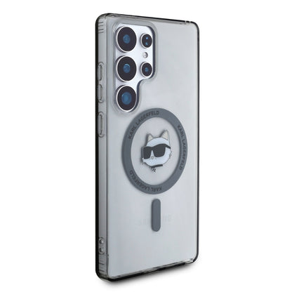 Futrola MagSafe za Samsung Galaxy S25 Ultra S938, Karl Lagerfeld, IML Choupette's Head, Crna
