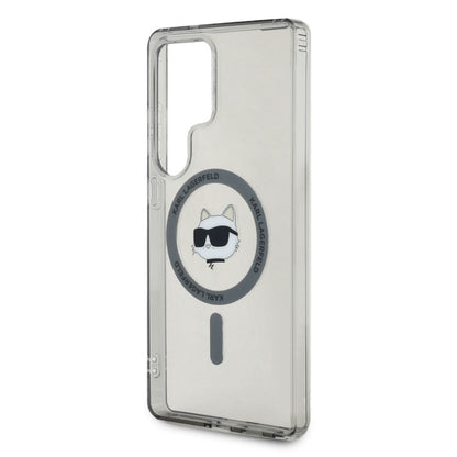 Futrola MagSafe za Samsung Galaxy S25 Ultra S938, Karl Lagerfeld, IML Choupette's Head, Crna