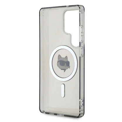 Futrola MagSafe za Samsung Galaxy S25 Ultra S938, Karl Lagerfeld, IML Choupette's Head, Crna