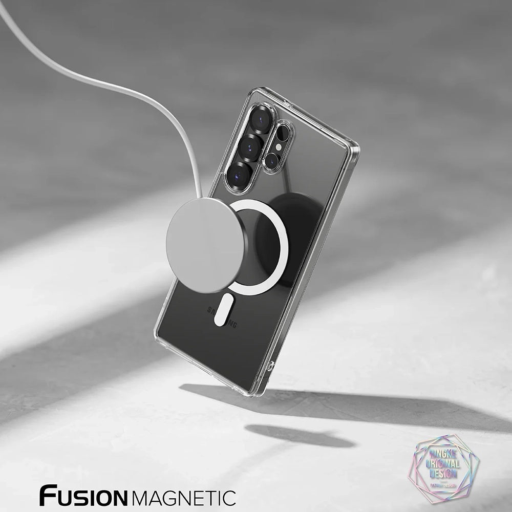 MagSafe maska za Samsung Galaxy S25 Ultra S938, Ringke, Fusion, Prozirna Mat