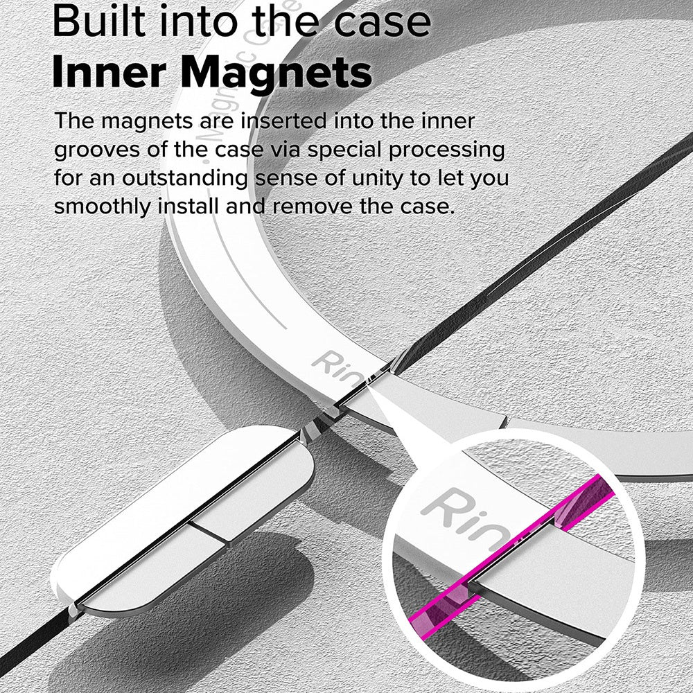 MagSafe maska za Samsung Galaxy S25 Ultra S938, Ringke, Fusion, Prozirna Mat