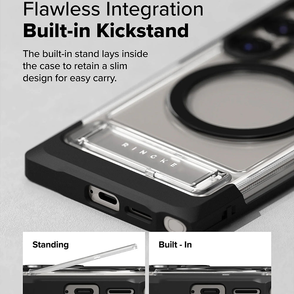 MagSafe futrola za Samsung Galaxy S25 Ultra S938, Ringke, UX, Prozirna
