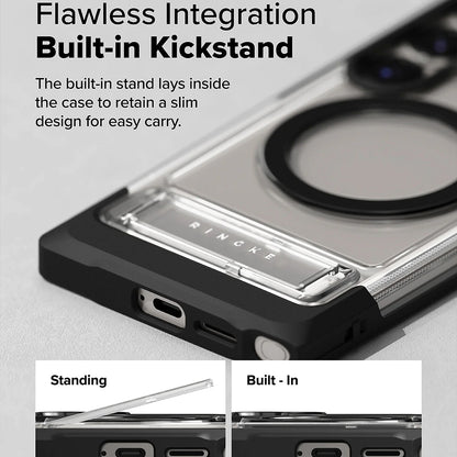 MagSafe futrola za Samsung Galaxy S25 Ultra S938, Ringke, UX, Prozirna