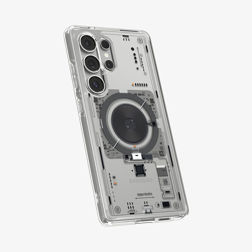 Futrola MagSafe za Samsung Galaxy S25 Ultra S938, Spigen, Ultra Hybrid Neo One, Prozirna