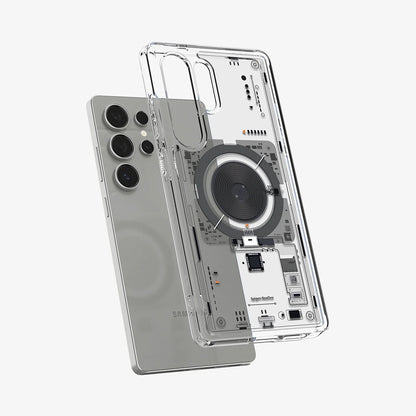 Futrola MagSafe za Samsung Galaxy S25 Ultra S938, Spigen, Ultra Hybrid Neo One, Prozirna