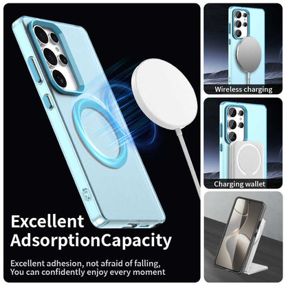 MagSafe futrola za Samsung Galaxy S25 Ultra S938, Techsuit, CandyCase, Plava