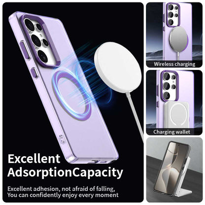 MagSafe futrola za Samsung Galaxy S25 Ultra S938, Techsuit, CandyCase, Ljubičasta