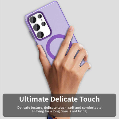 MagSafe futrola za Samsung Galaxy S25 Ultra S938, Techsuit, CandyCase, Ljubičasta