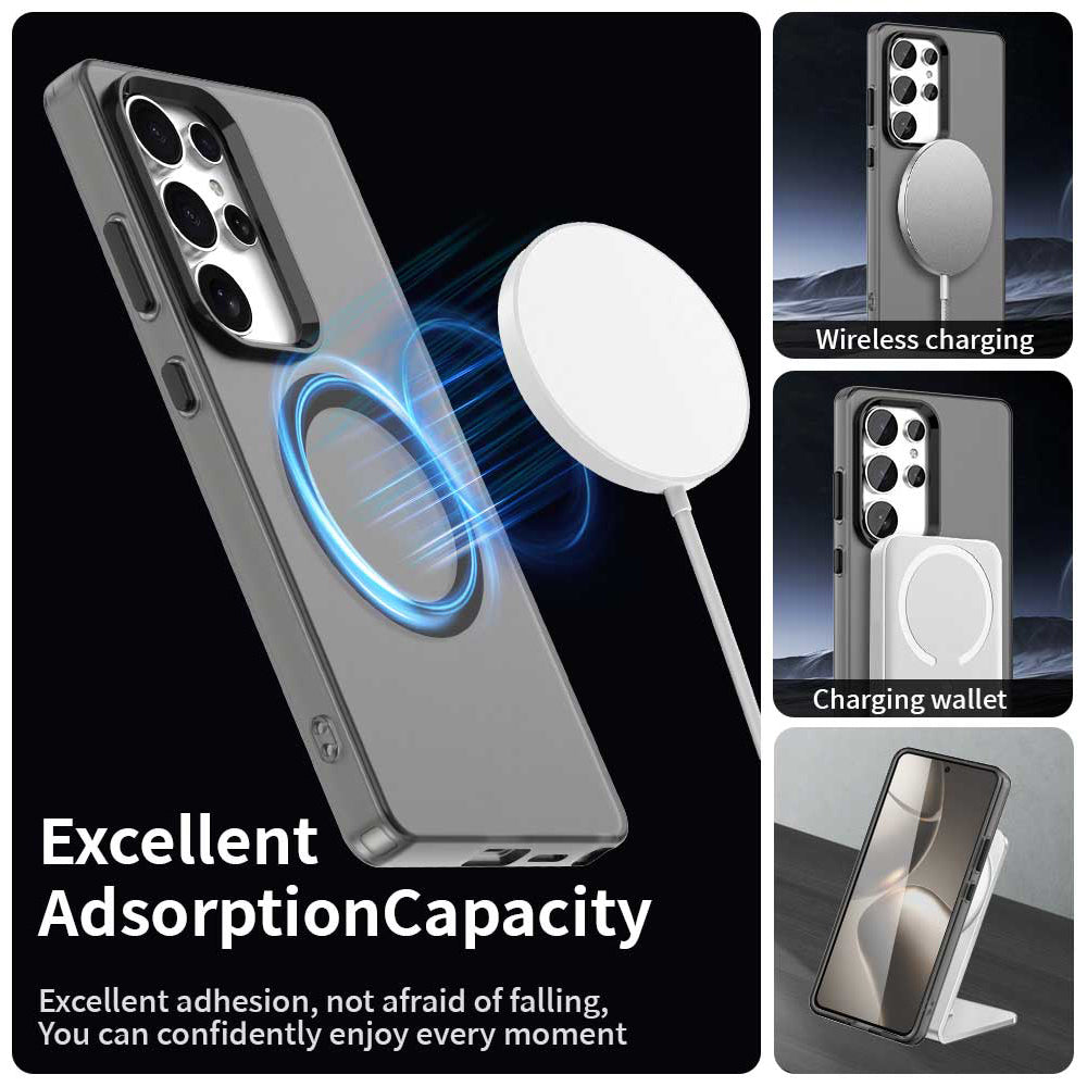 MagSafe futrola za Samsung Galaxy S25 Ultra S938, Techsuit, CandyCase, Crna