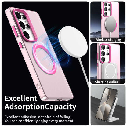 MagSafe futrola za Samsung Galaxy S25 Ultra S938, Techsuit, CandyCase, Roza