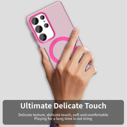 MagSafe futrola za Samsung Galaxy S25 Ultra S938, Techsuit, CandyCase, Roza