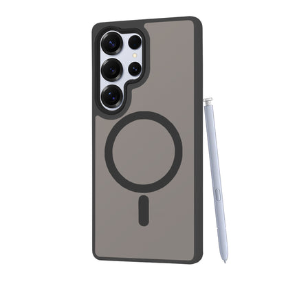 Futrola MagSafe za Samsung Galaxy S25 Ultra S938, Techsuit, HaloFrost, Crna