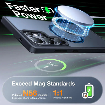 MagSafe futrola za Samsung Galaxy S25 Ultra S938, Torras, Guardian, Prozirna