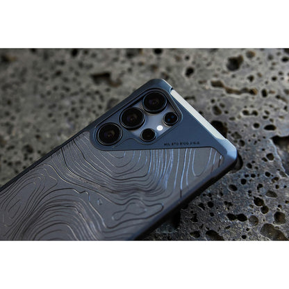 MagSafe maska za Samsung Galaxy S25 Ultra S938, Urban Armor Gear, Metropolis LT Topography, Crna