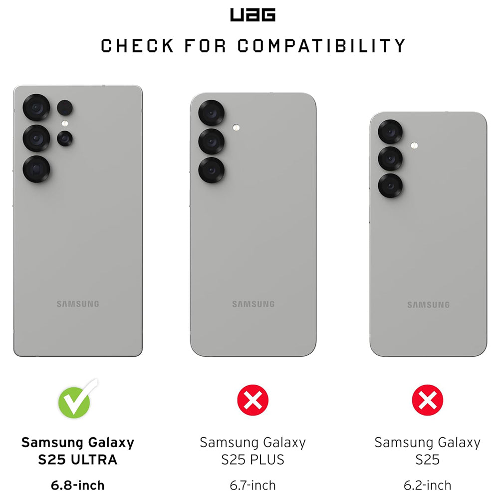 Futrola MagSafe za Samsung Galaxy S25 Ultra S938, Urban Armor Gear, Monarch Pro Kevlar, Crna