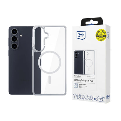 MagSafe futrola za Samsung Galaxy S26, 3MK, Armor MagCase, Prozirna