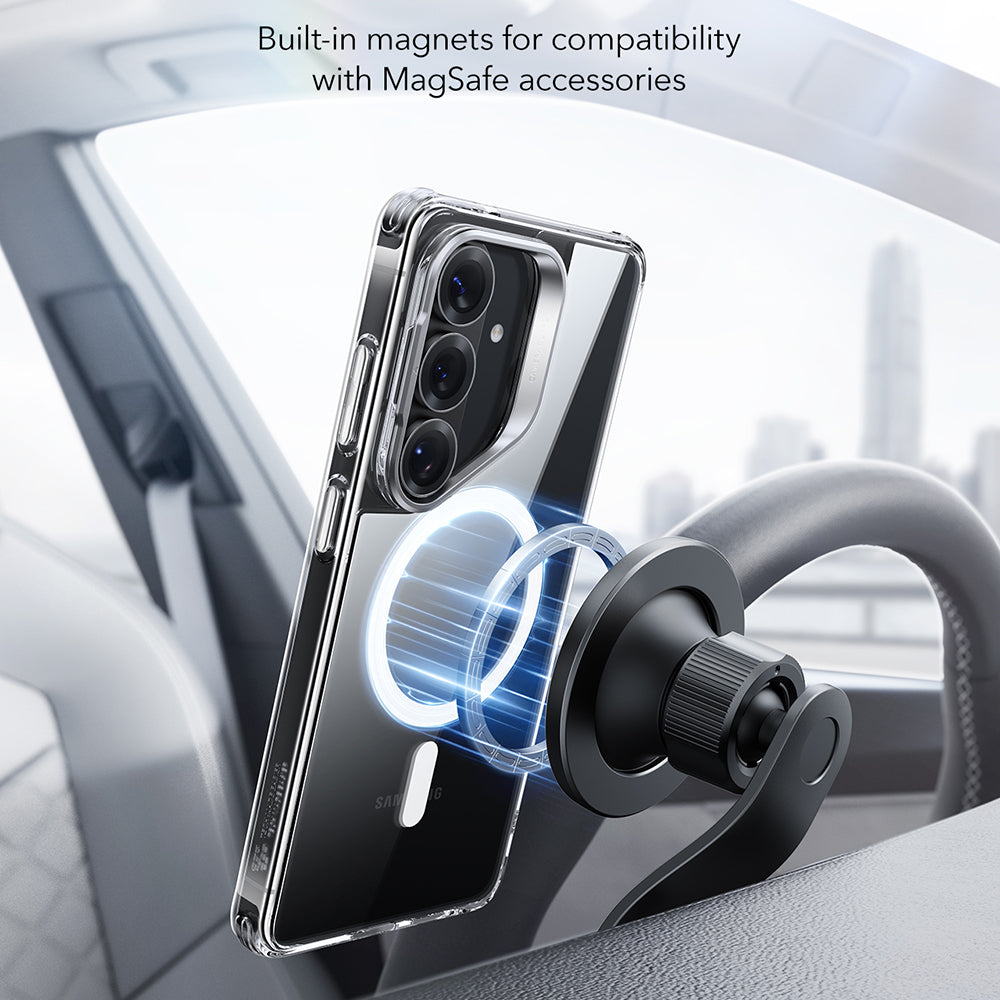 Futrola MagSafe za Samsung Galaxy S26, ESR, Classic Hybrid Kickstand, Prozirna