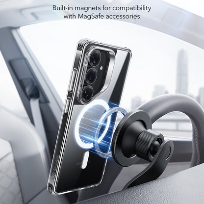 Futrola MagSafe za Samsung Galaxy S26, ESR, Classic Hybrid Kickstand, Prozirna