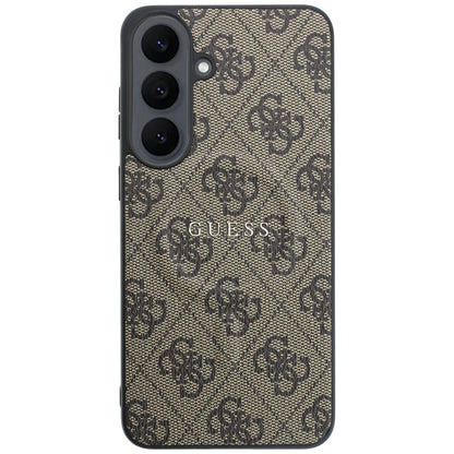 Maska MagSafe za Samsung Galaxy S26 FE S741, Guess, 4G Embossed Ring Classic Logo, smeđa
