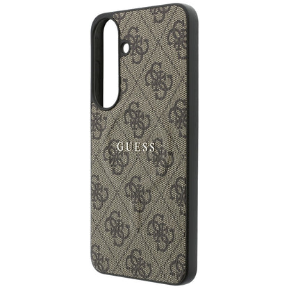 Maska MagSafe za Samsung Galaxy S26 FE S741, Guess, 4G Embossed Ring Classic Logo, smeđa