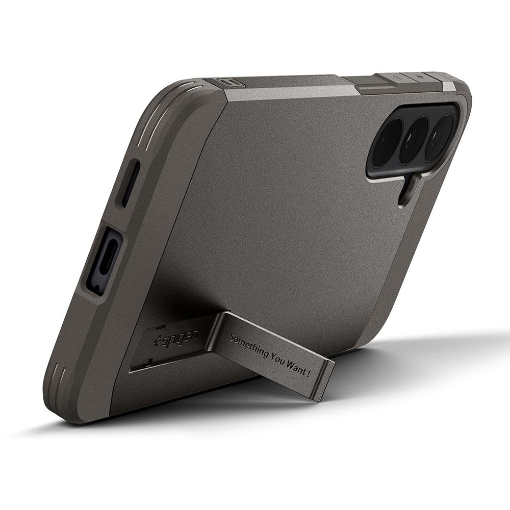 MagSafe maska za Samsung Galaxy S26 FE S741, Spigen, Tough Armor, Siva ACS11635