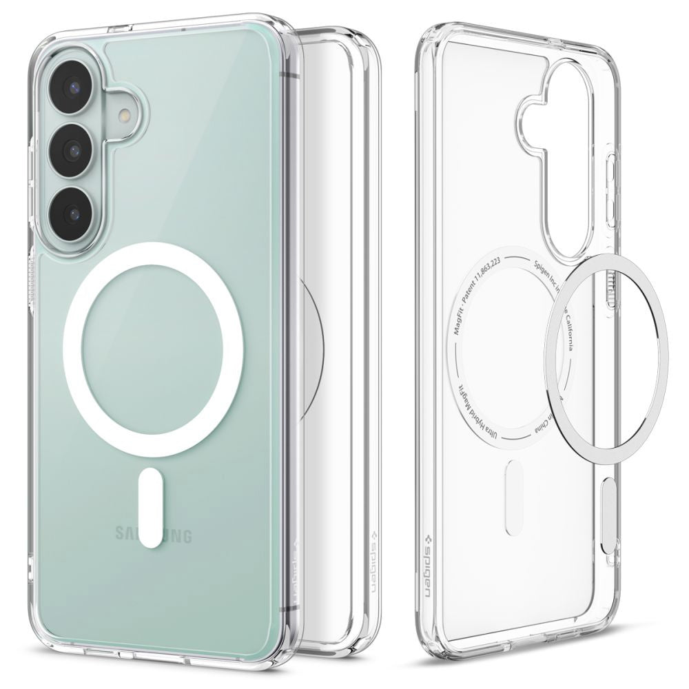 MagSafe futrola za Samsung Galaxy S26 FE S741, Spigen, Ultra Hybrid, Prozirna Bijela ACS11636