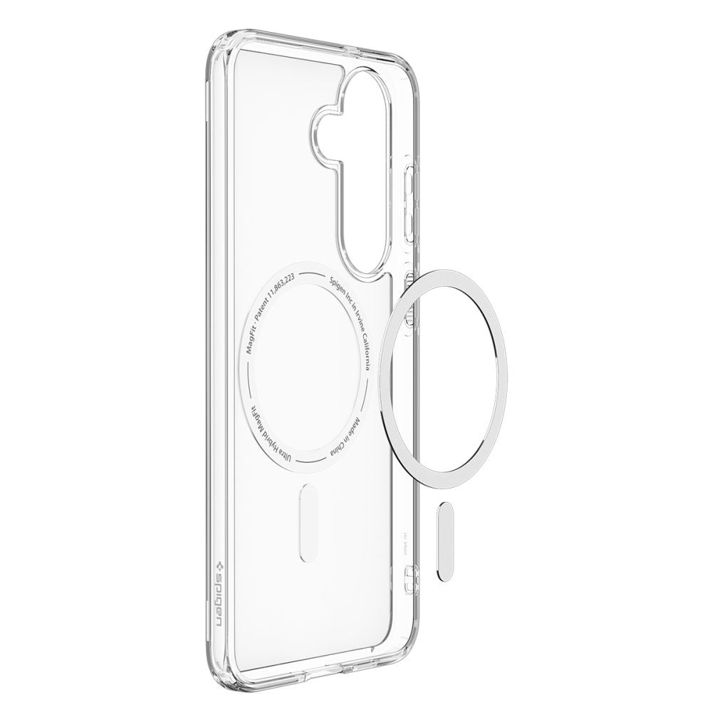 MagSafe futrola za Samsung Galaxy S26 FE S741, Spigen, Ultra Hybrid, Prozirna Bijela ACS11636