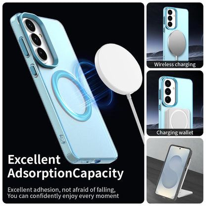 MagSafe maska za Samsung Galaxy S26 FE S741, Techsuit, CandyCase, plava