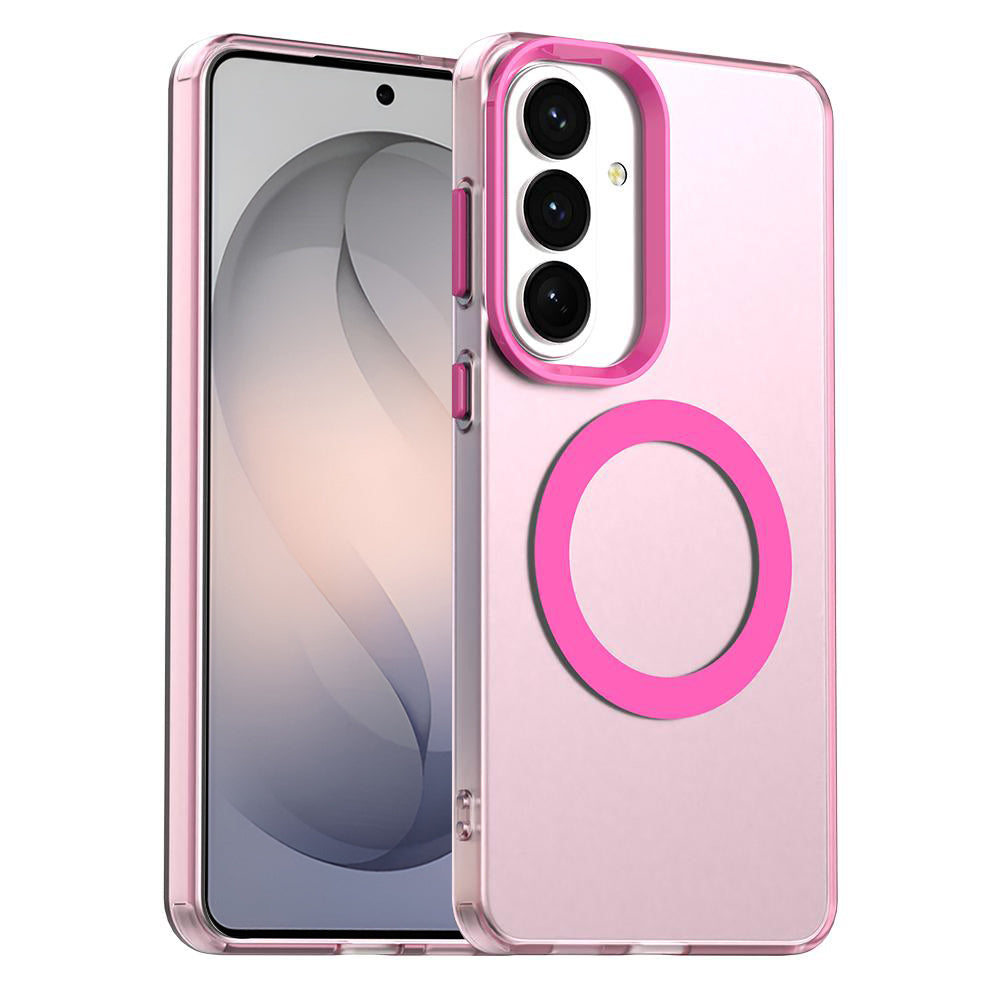 MagSafe maskica za Samsung Galaxy S26 FE S741, Techsuit, CandyCase, ružičasta