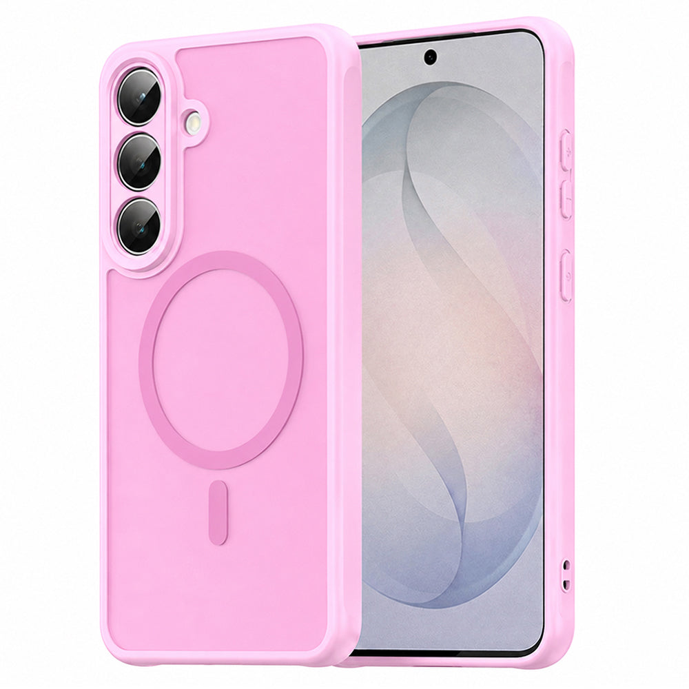 MagSafe futrola za Samsung Galaxy S26 FE S741, Techsuit, HaloFrost II, Roza