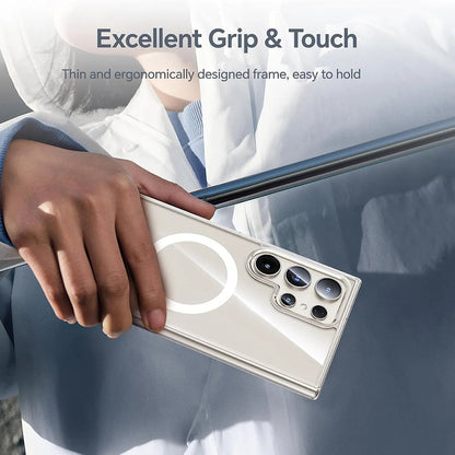MagSafe futrola za Samsung Galaxy S26 Plus S947, Blueo, Crystal+ Anti-Drop, Prozirna
