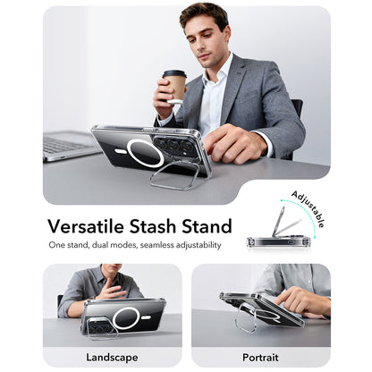 Futrola MagSafe za Samsung Galaxy S26 Plus S947, ESR, Classic Hybrid Kickstand, Prozirna