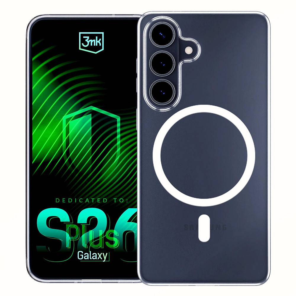 MagSafe futrola za Samsung Galaxy S26 Plus S947, 3MK, Clear MagCase, Prozirna