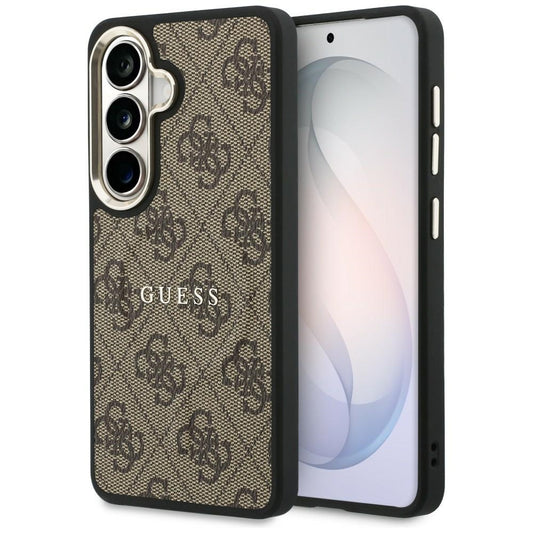 MagSafe futrola za Samsung Galaxy S26 Plus S947, Guess, 4G Embossed Ring, smeđa