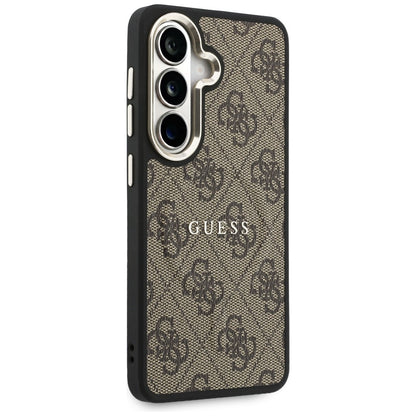 MagSafe futrola za Samsung Galaxy S26 Plus S947, Guess, 4G Embossed Ring, smeđa