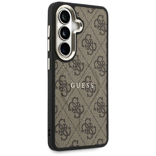 MagSafe futrola za Samsung Galaxy S26 Plus S947, Guess, 4G Embossed Ring, smeđa