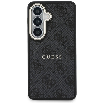 MagSafe maska za Samsung Galaxy S26 Plus S947, Guess, 4G Embossed Ring, Crna