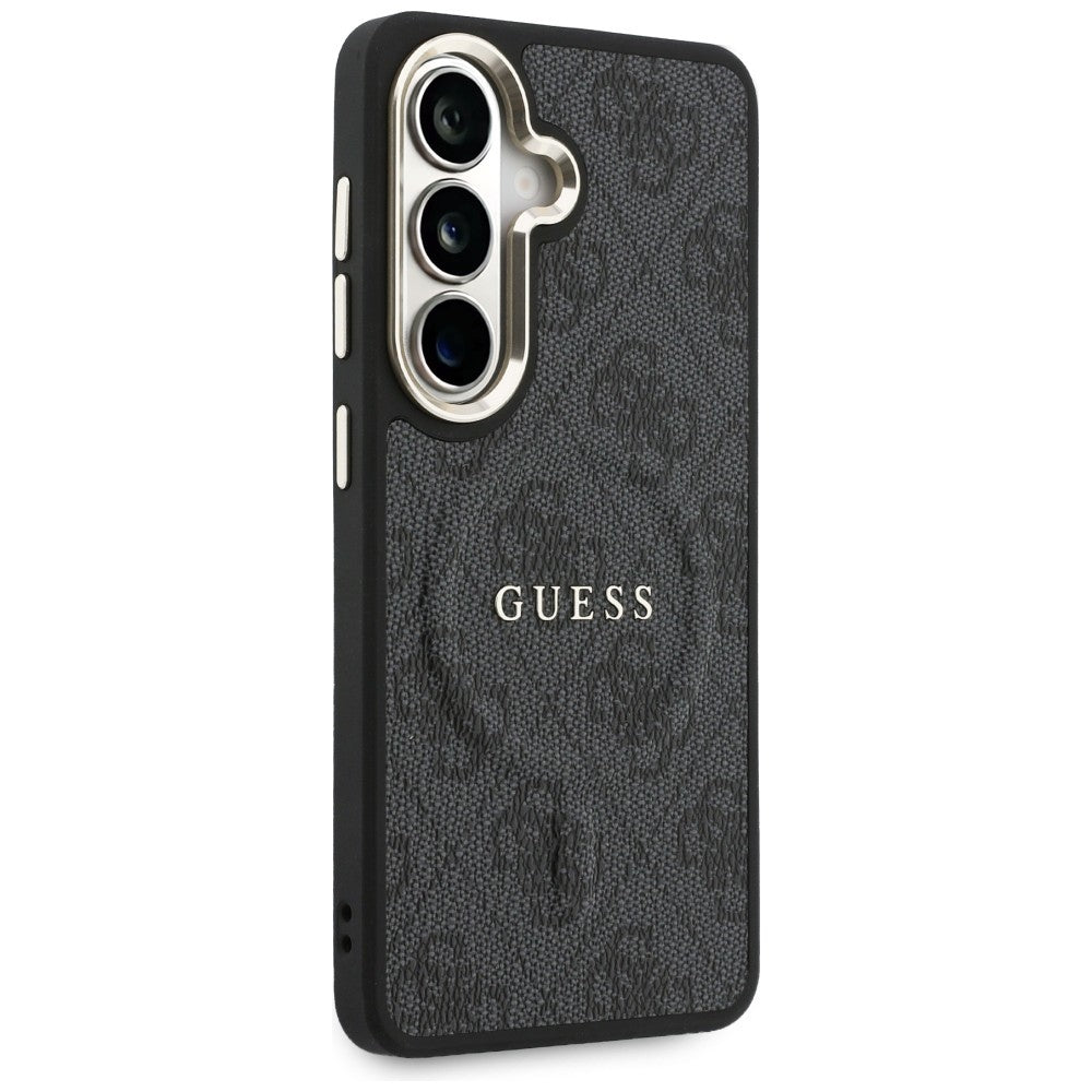 MagSafe maska za Samsung Galaxy S26 Plus S947, Guess, 4G Embossed Ring, Crna