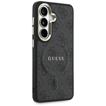 MagSafe maska za Samsung Galaxy S26 Plus S947, Guess, 4G Embossed Ring, Crna