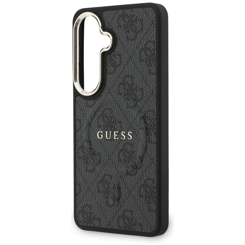 MagSafe maska za Samsung Galaxy S26 Plus S947, Guess, 4G Embossed Ring, Crna