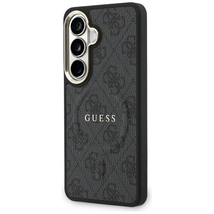 MagSafe maska za Samsung Galaxy S26 Plus S947, Guess, 4G Embossed Ring, Crna