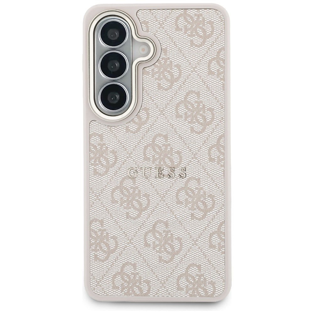 MagSafe maska za Samsung Galaxy S26 Plus S947, Guess, 4G Embossed Ring, Roza