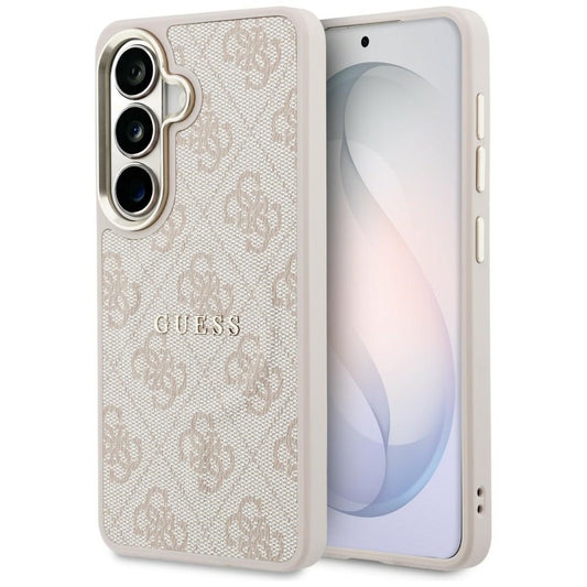 MagSafe maska za Samsung Galaxy S26 Plus S947, Guess, 4G Embossed Ring, Roza