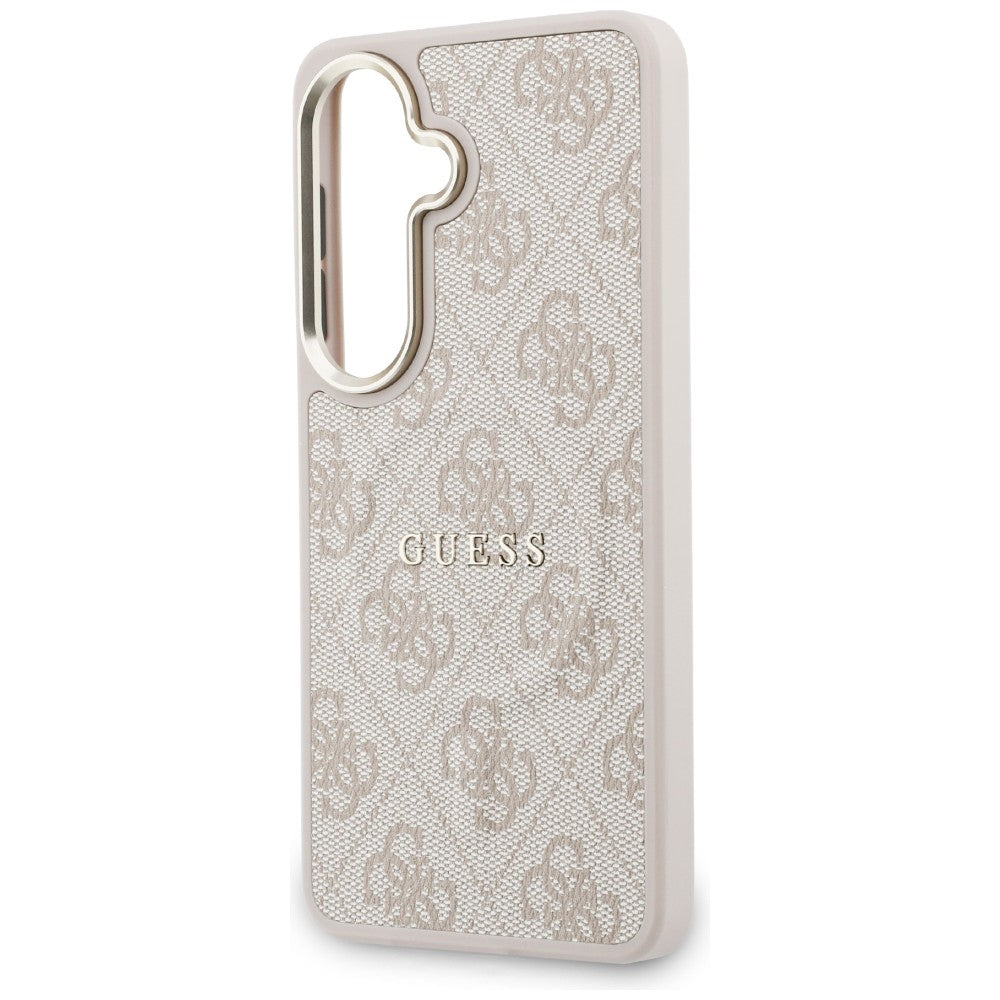 MagSafe maska za Samsung Galaxy S26 Plus S947, Guess, 4G Embossed Ring, Roza